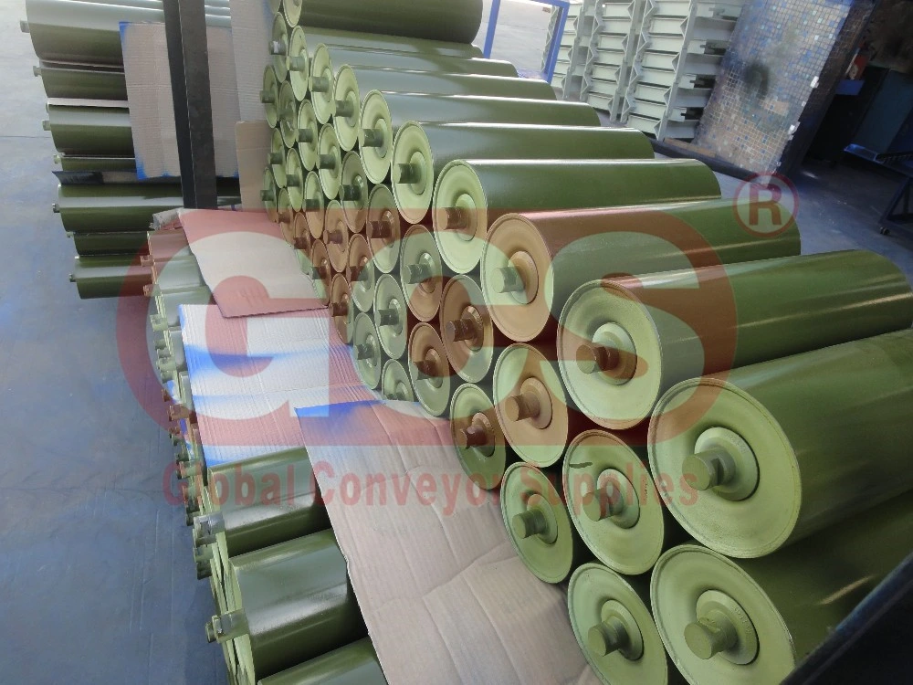 Steel Rollers for Conveyor Belt Steel Carrier Roller Idler