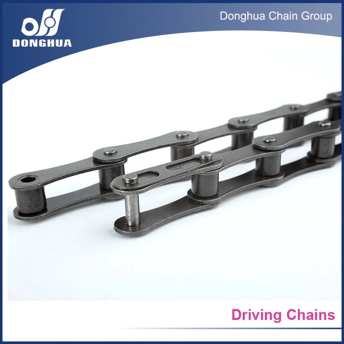 Alloy/Carbon Steel Transmission DONGHUA Wooden Case / Container chains Roller Chain