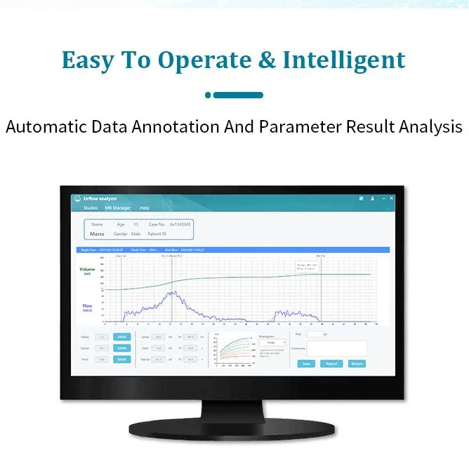 Производитель полностью Automatic PC Series1100ml урофлокискорость Тестер Uroflowmetry for Тест уропотока