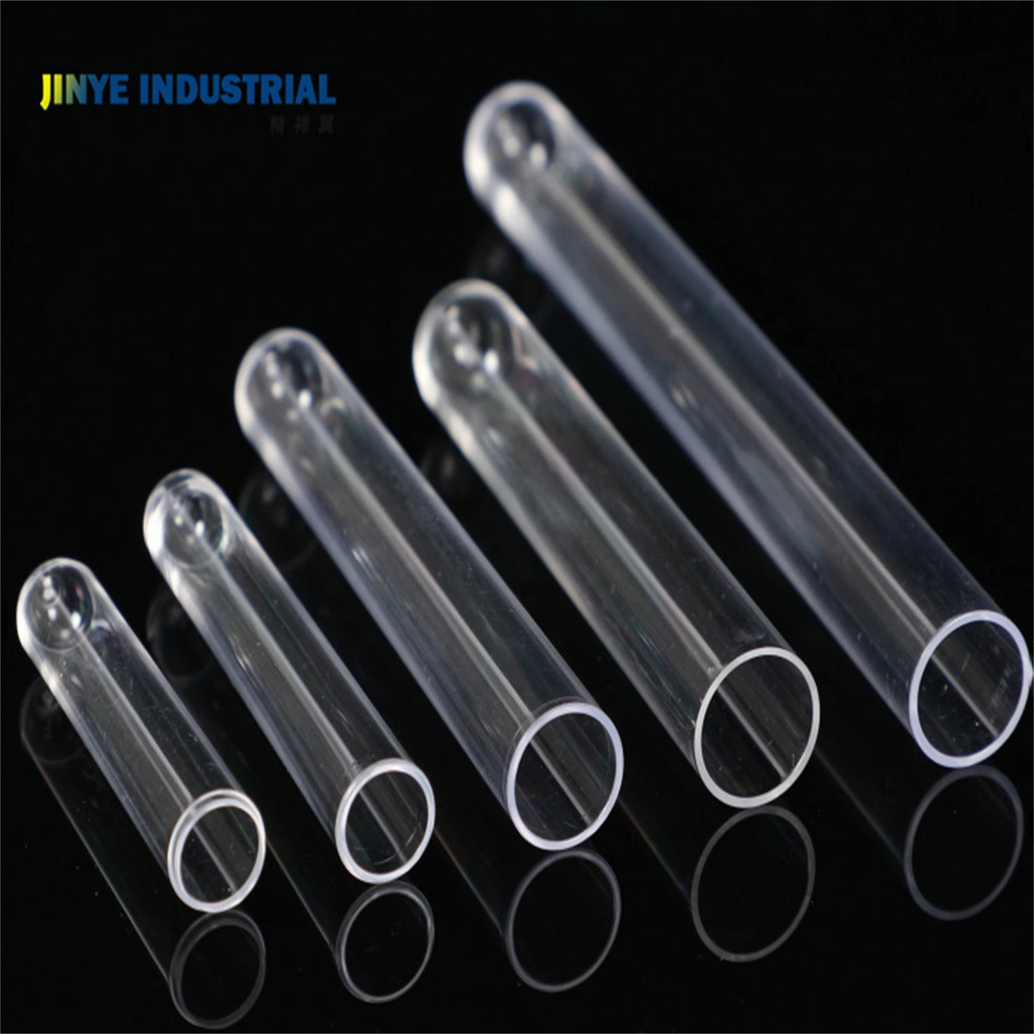 Transparent Plastic Test Tube Multipurpose Bottle Container with Screw Cap