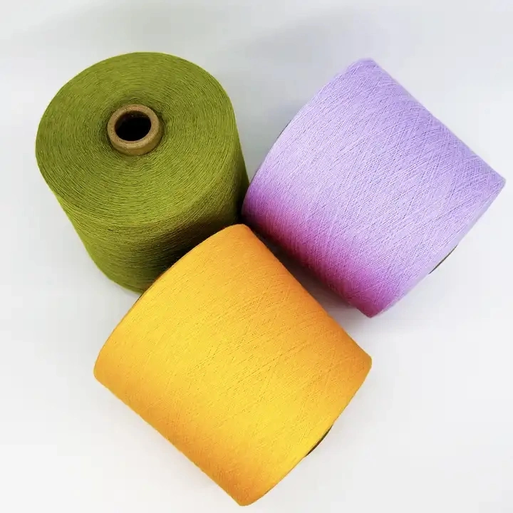 100% Cotton Yarn Dyed Combed Cotton Skin-Friendly Customizable 21s 32s 40s 50s 60s 80s for Knitting Socks