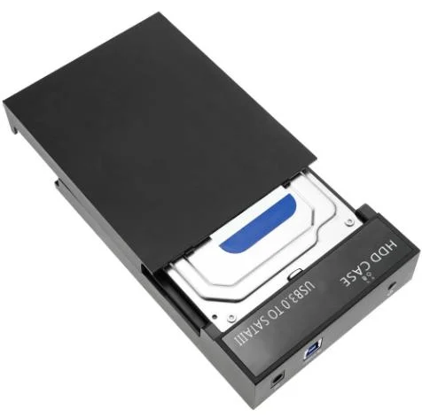 USB 3.0 carcasa externa para disco duro SATA de 3,5 pulgadas de aluminio