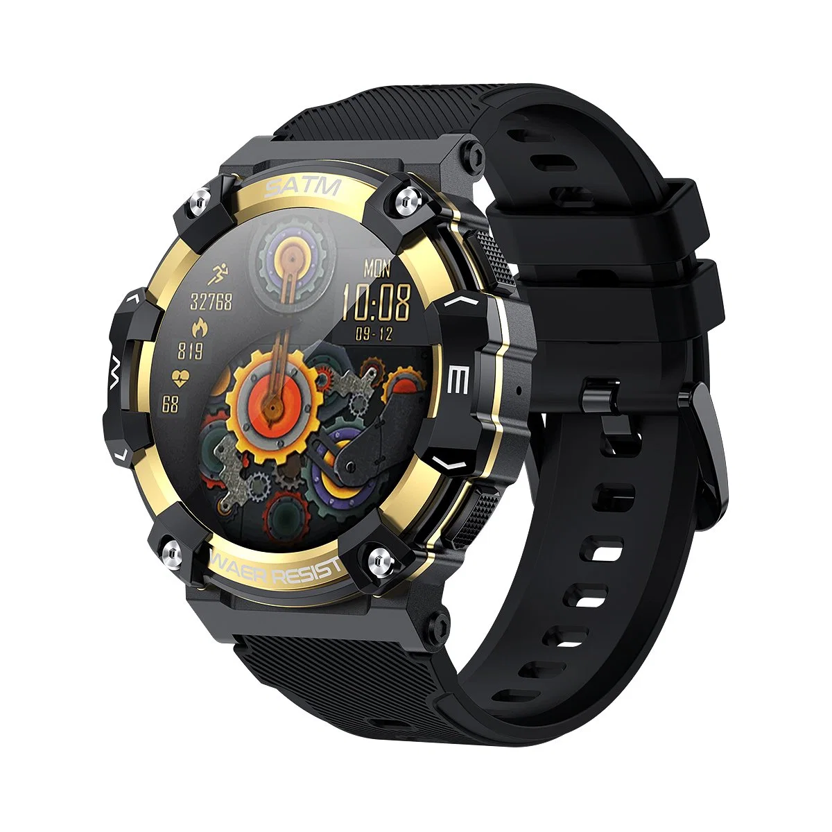 Pg666 Android ECG PPG SpO2 Smart Watch Men Frauen RoHS Geschenk Sport Herzfrequenz