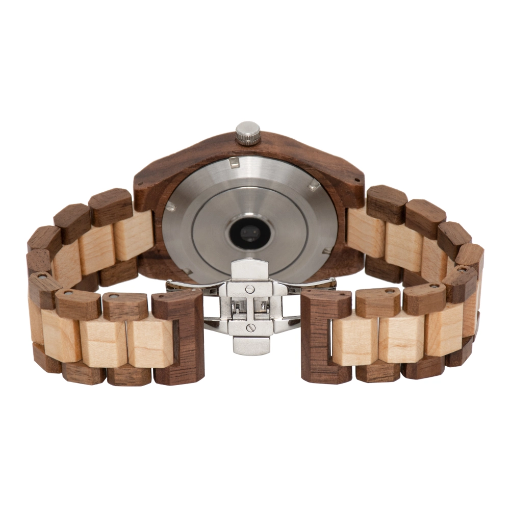 New Design Bewell Wooden Smart Watch with Heart Rate