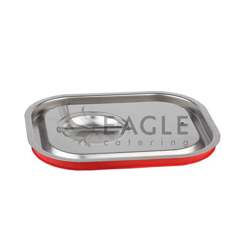 Stainless Steel Gn Lid with Rubber Seal