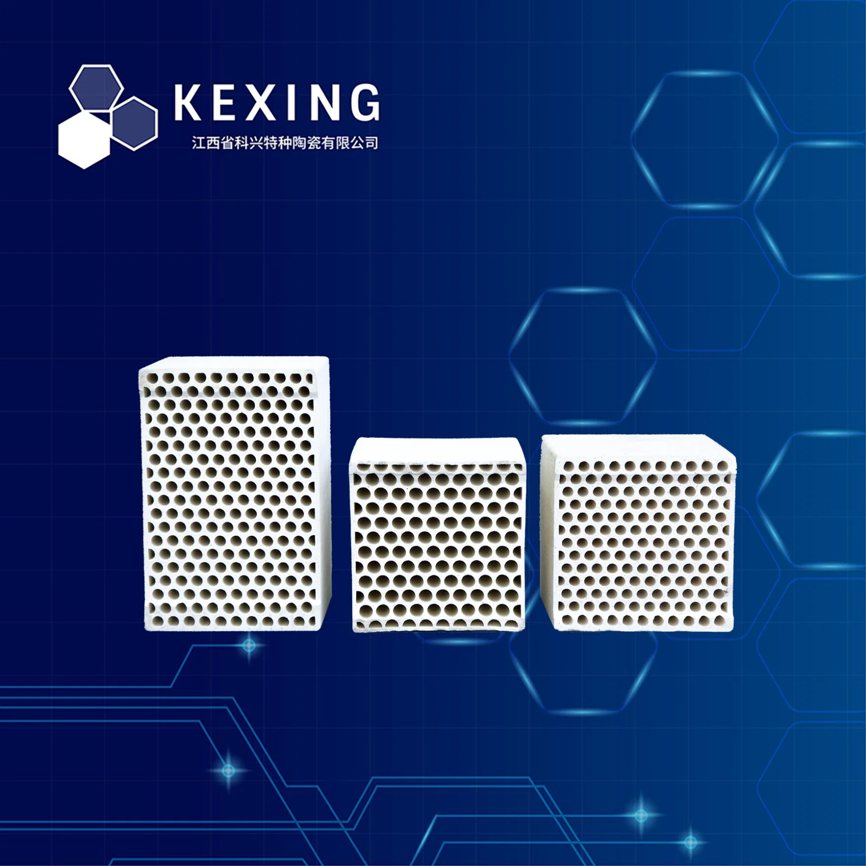 Корунд Mullite	Honeycomb керамической подложке 100X100X150мм болты с шестигранной головкой и Phi 12 из термообработанной стали и плавильных печах