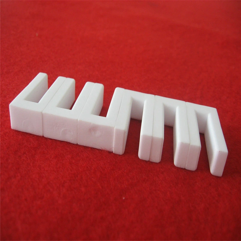 Insulated High Precision 95% Alumina Parts Wear Resistant U-Shaped Groove Ceramic Parts