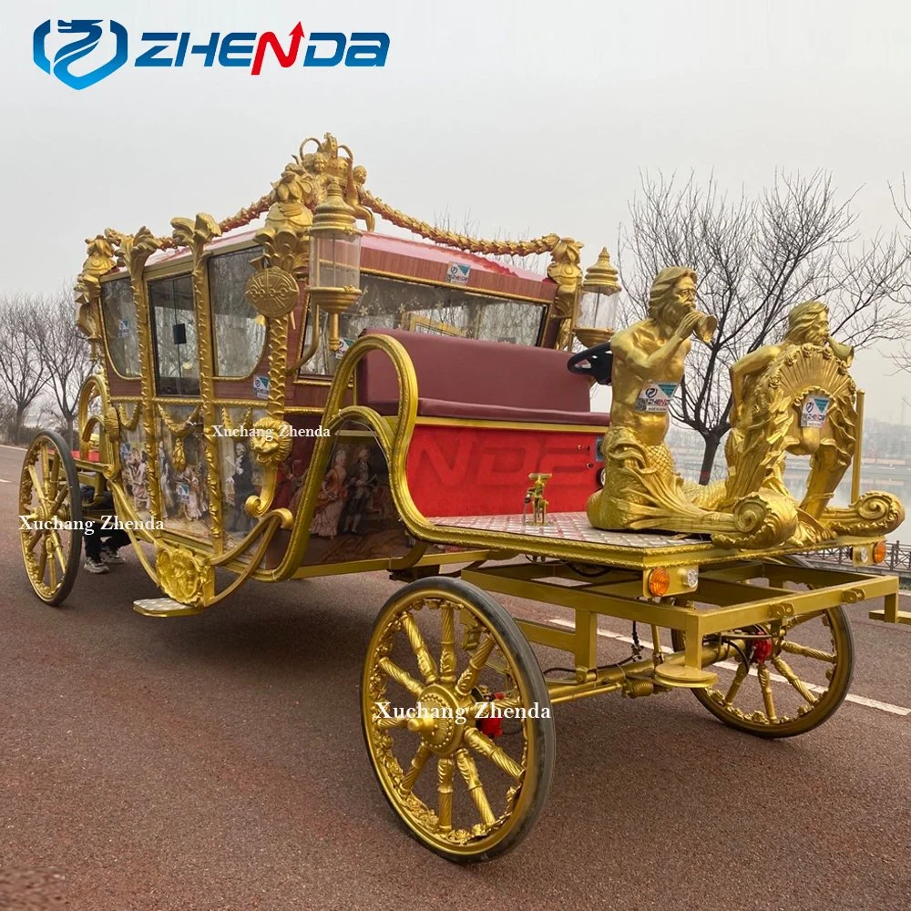 Royal Horse Drawn Carriage British Style Coath Replica Chinese Manufacturer