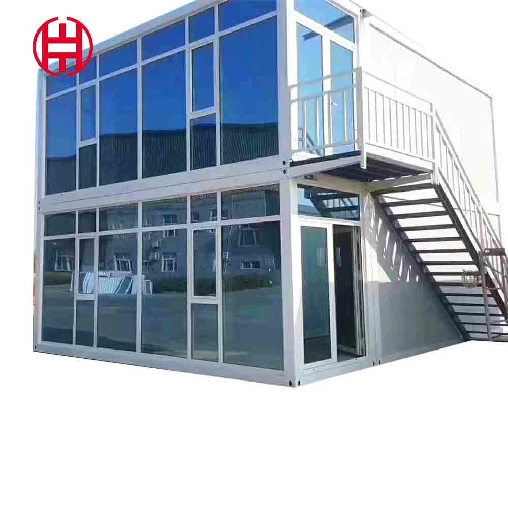 Prix usine Bois décorer Environnement Mobile Steel House Flat Pack Accueil du conteneur