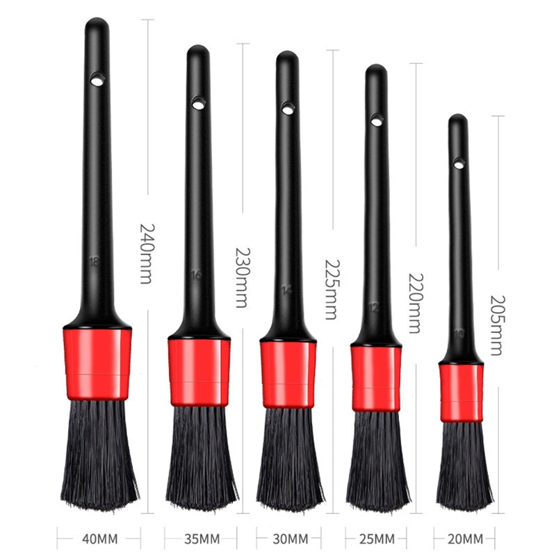 Car Beauty Detail Brush Slit Car Wash Cleaning 5 Piece Set