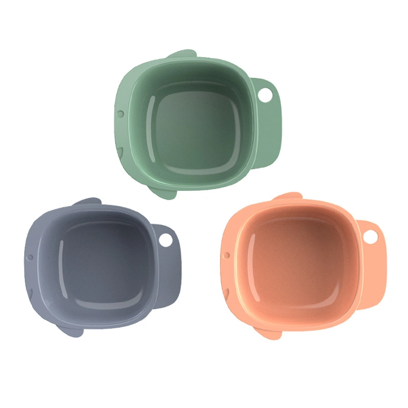 Factory Wholesale/Supplier Baby Feeding Plastic Bowl with Lid