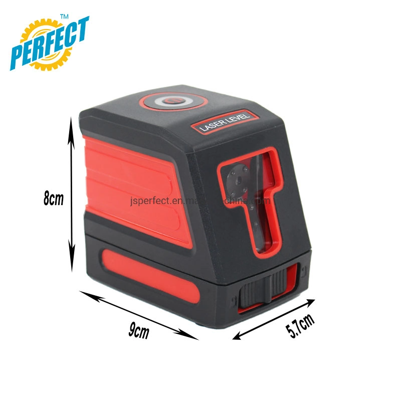 Laser Level Cross Line China Großhandel 2 Line Red Bright Strahl-Selbstlaser