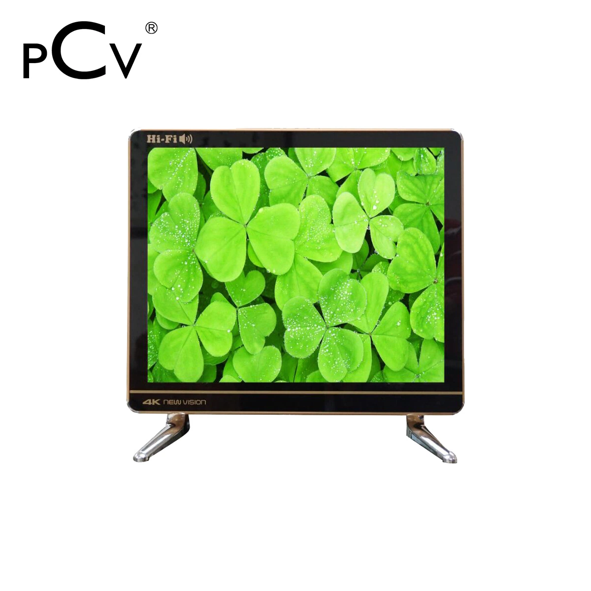 Mini HD digital multimédia portátil LED LCD de 15 17 polegadas TV plano com função FM DAB USB TF