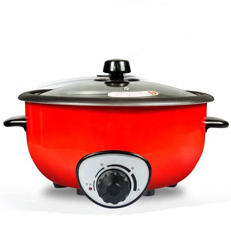 Nonstick Portable Electric Health Cooker 4L 5L 6L 1300W Skillet Hot Pot