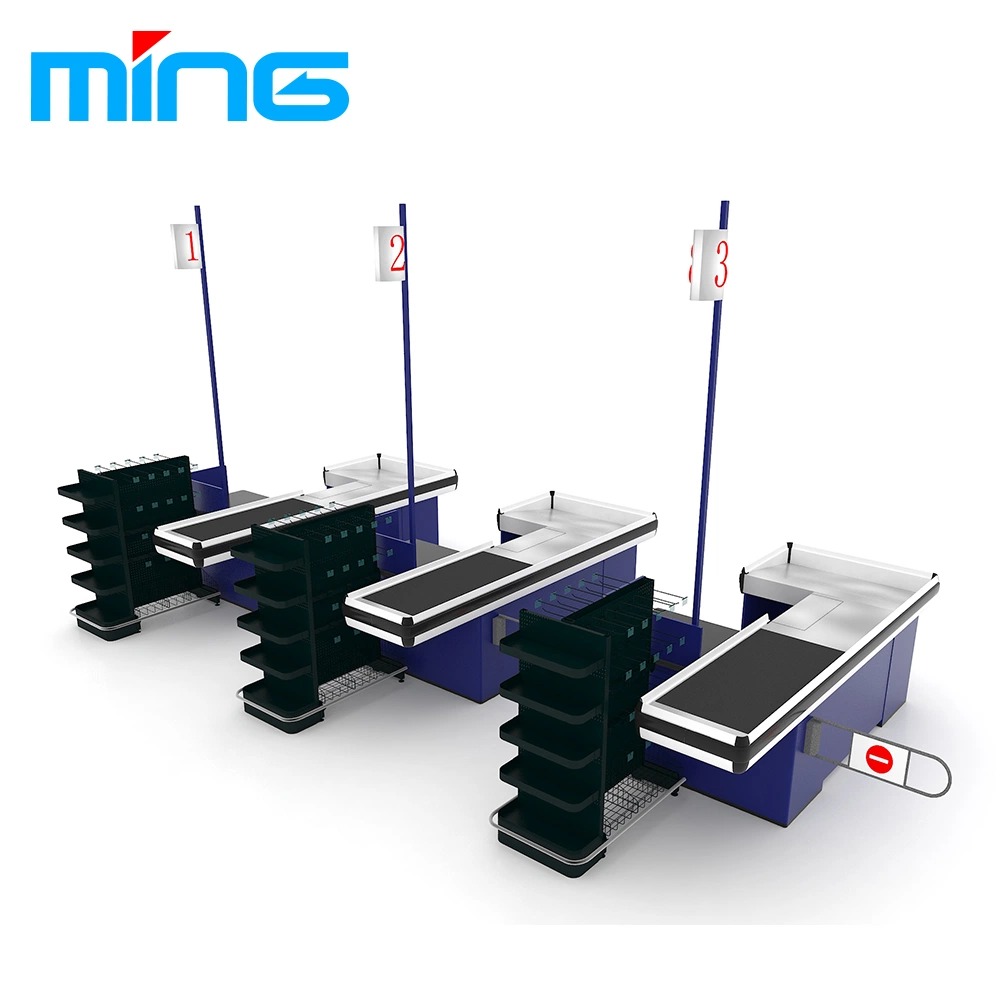 Small Candy Display Shelving Queuing System for Checkout Counter