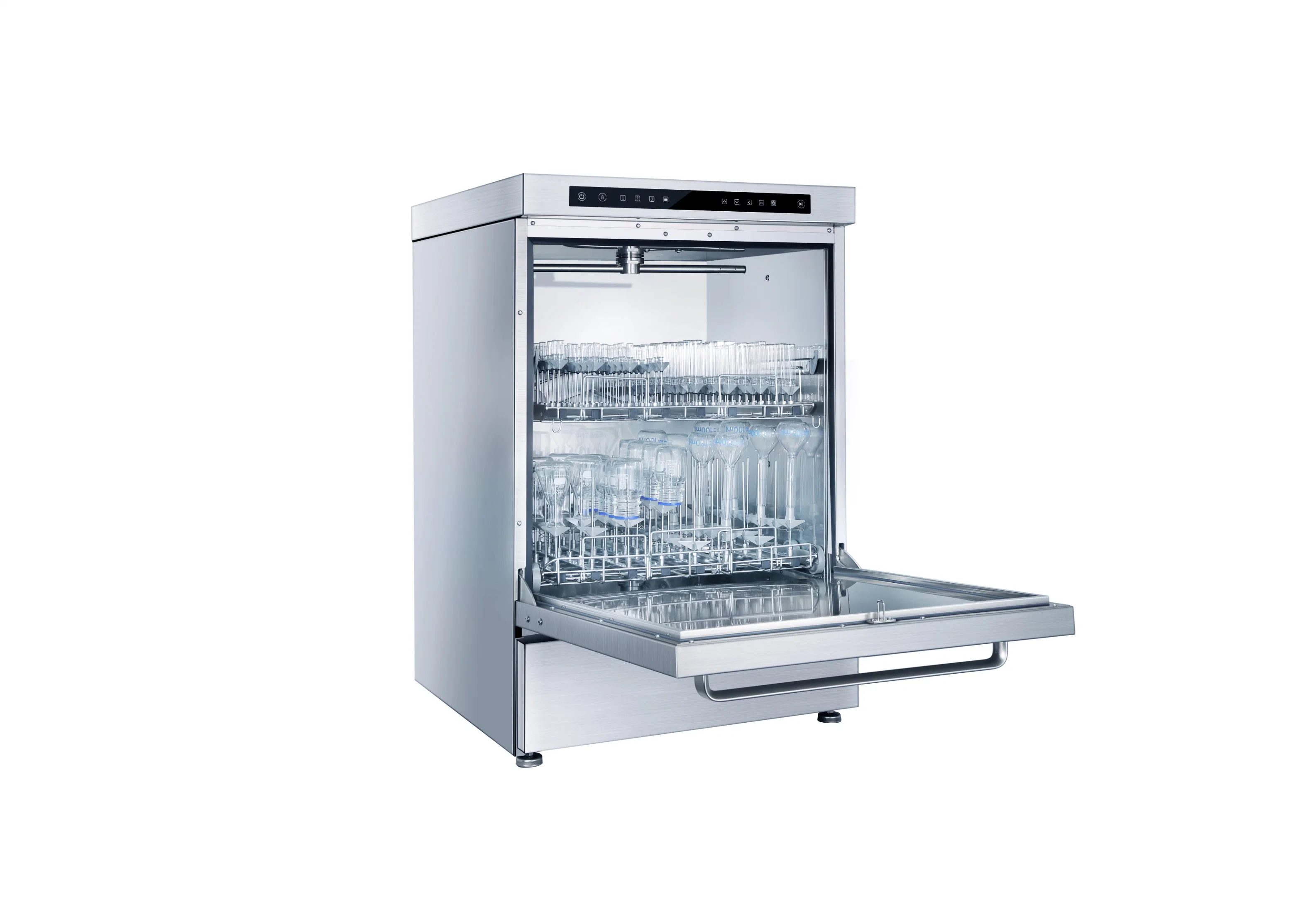 Stainless Steel Fully Automatic Glassware Washer with Eco-Dry Cleaning System