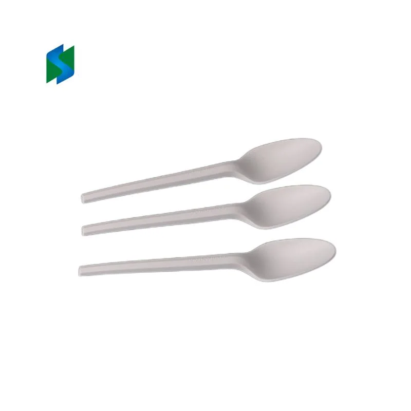 Manufacturer Supply Eco-Friendly Spoon Disposable Biodigrable Plastic-Free PLA Spoon with Private Logo