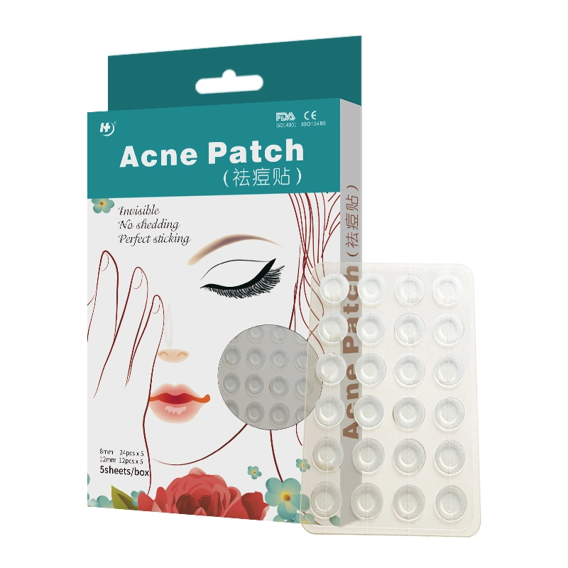 Acne Pimple Patch Hydrocolloid Invisible Spots Treatment Tea Tree Oil 24dots/Sheet