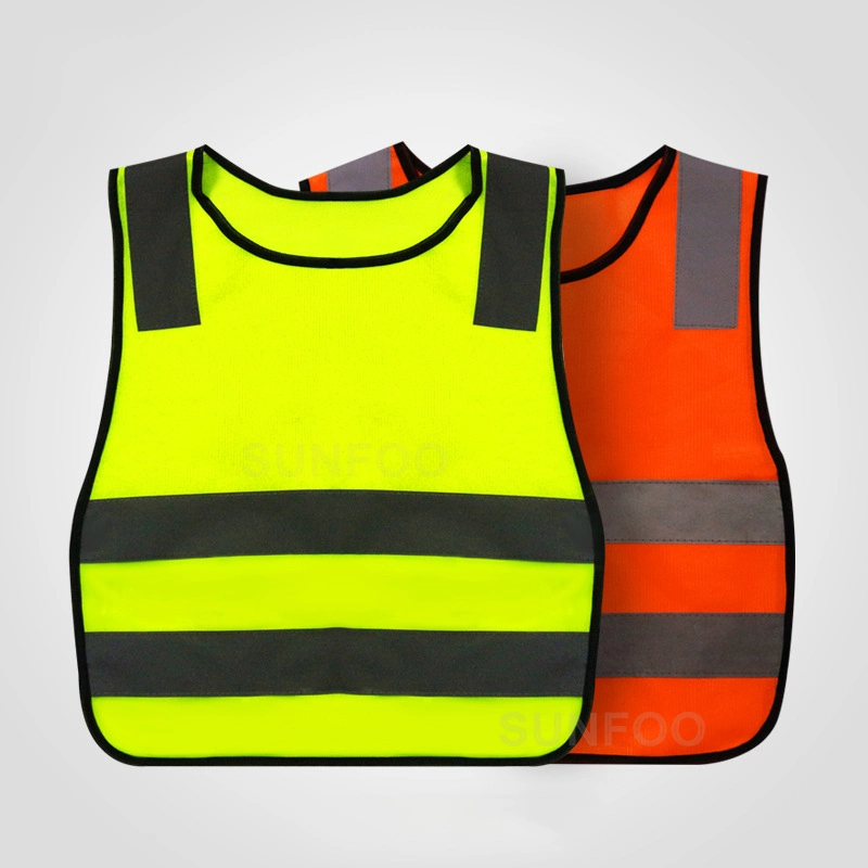 Ruban réflecteur Hi-Viz Avertissement de chaussée Student Safety Reflective Vest Avec logo