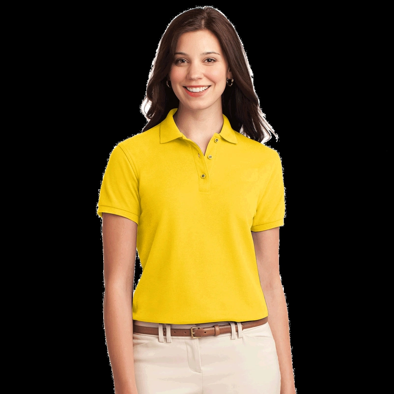 Camisa Polo manga curta no exterior das mulheres Tactical Piqué Jersey Golf Polo Shirt Ajuste a seco