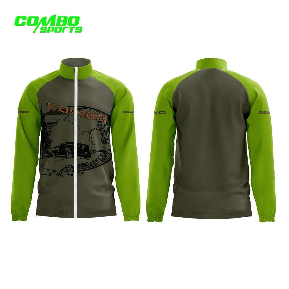 Combo Custom Sublimation Training Track Suit Stand Collar Zipper Mens Jacket Sportswear