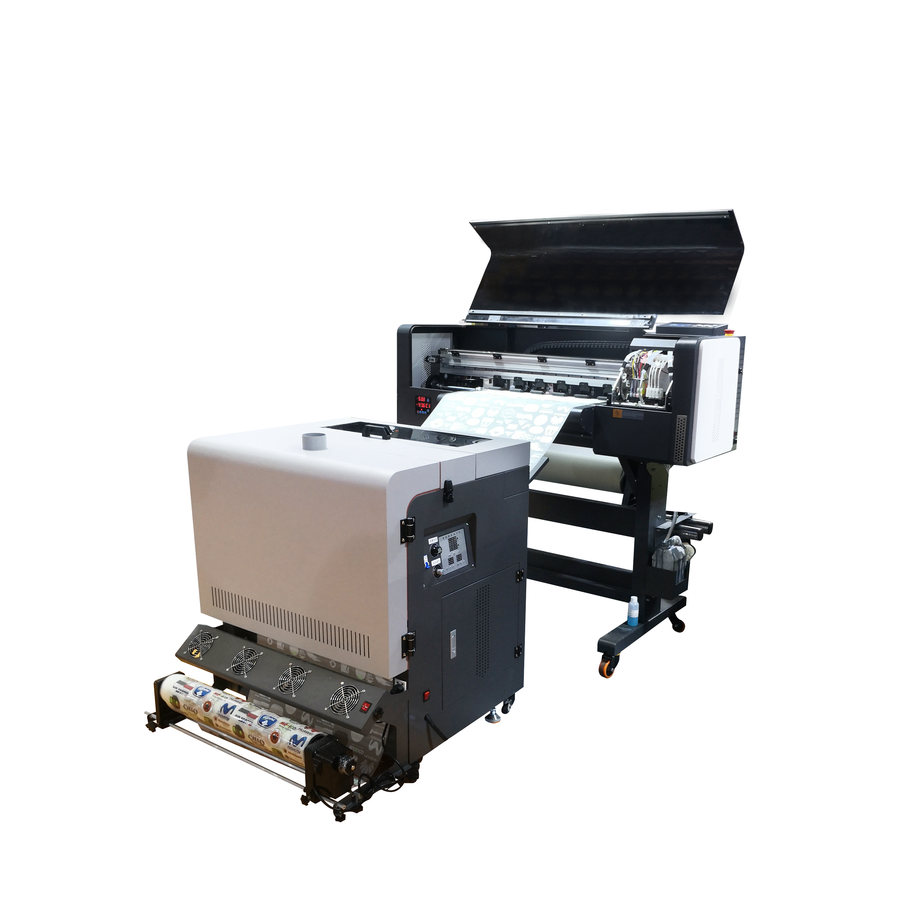Impressora Vigojet DTF I3200 60 cm 9 cores impressão Cmykw e. Impressora DTF a cores fluorescente