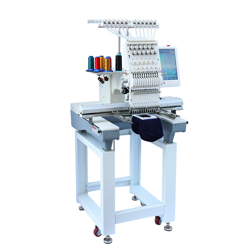 Single Head Compact Embroidery Machinery for Garment, Shoes & Accessories