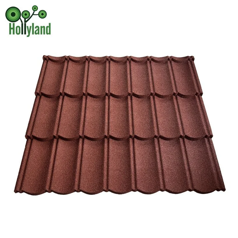 Factory Directly Sale High Quality Roofing Material Stone Coated Steel Roofing Tile