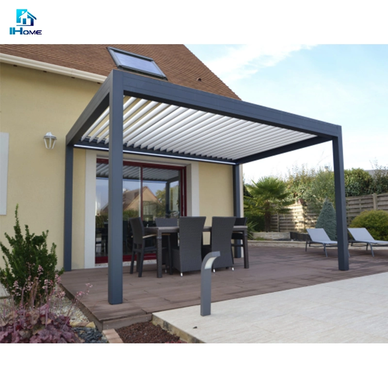 Aluminium Pergola Canopy Tent Cover with Side Blind