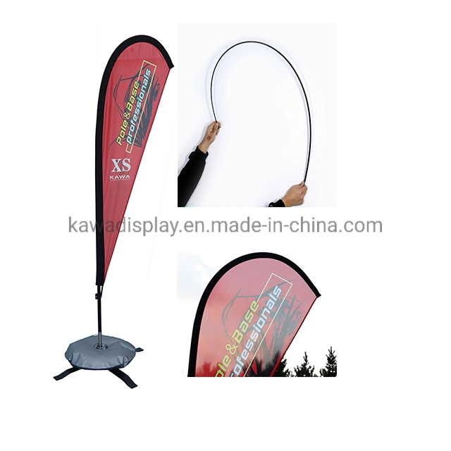 Auto Dealer Swooper Flutter Feather Flags for Custom Outdoor Advertising with Different Design