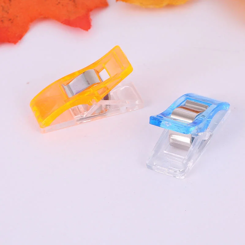 Hand DIY Craft Knitting Assorted Colorful Plastic Sewing Wonder Clip