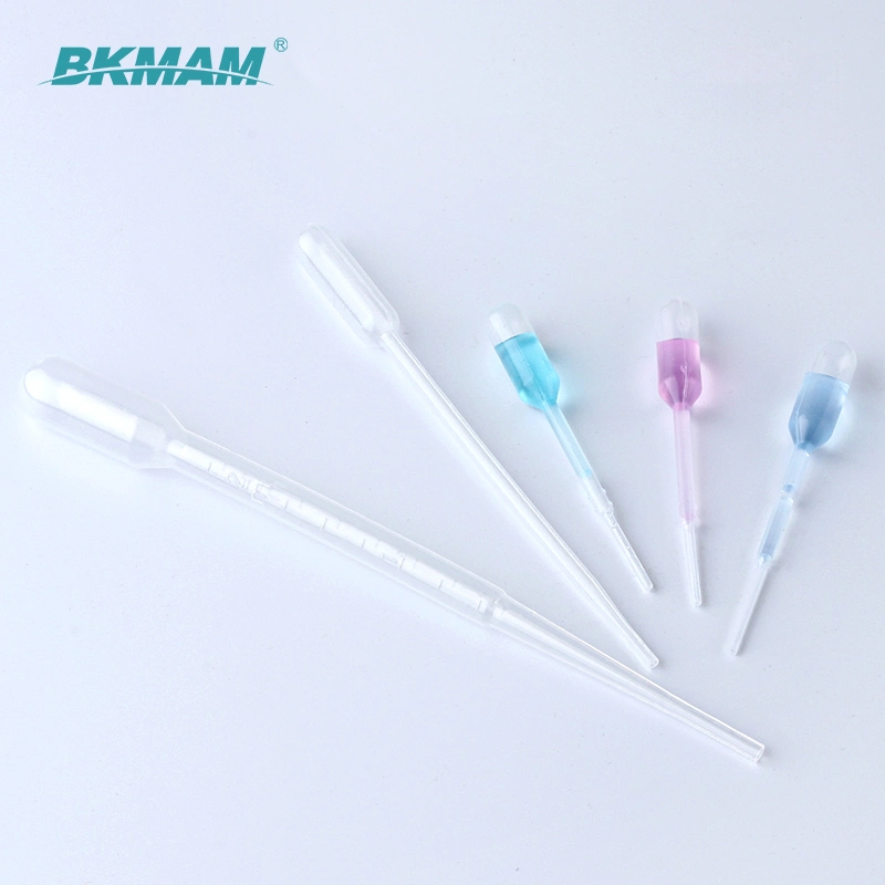 Liquid Processing Pasteur Pipette 3ml 5ml Transfer Pipette with Uniform Wall for Better Observation