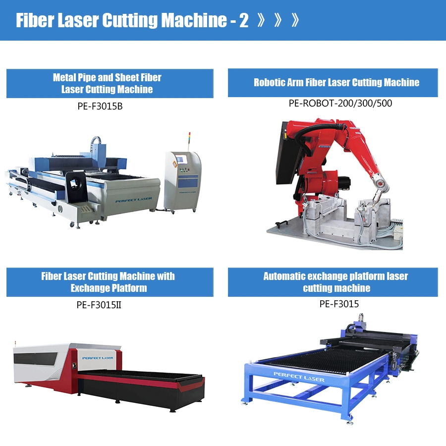 Preço das Máquinas de Corte a Laser CNC de Fibra Perfect Laser-1kw 2kw 3kw 500W 1000W 1500W 2000W 3000 Watts para Chapas Metálicas/Tubos Redondos/Tubos Quadrados Ipg /Raycus/Max Rotary.