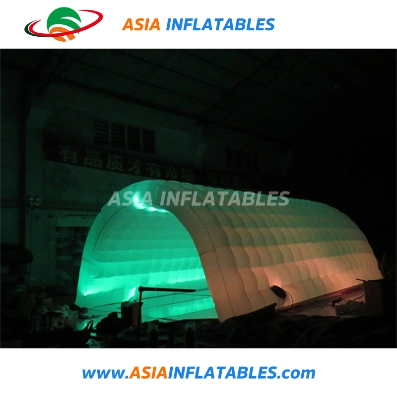 Indoor Inflatable Color Changing Tunnel, Inflatable Shinning LED Tunnel