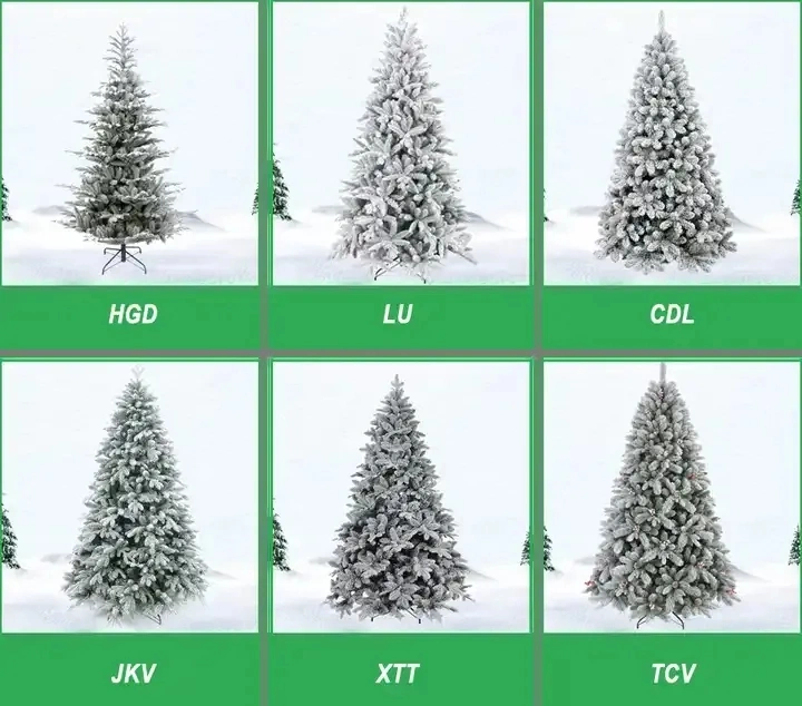 Commercial Customized Wholesale/Supplier Plastic Ornament Artificial Christmas Tree High quality/High cost performance  Green Dense Artificial Christmas Tree