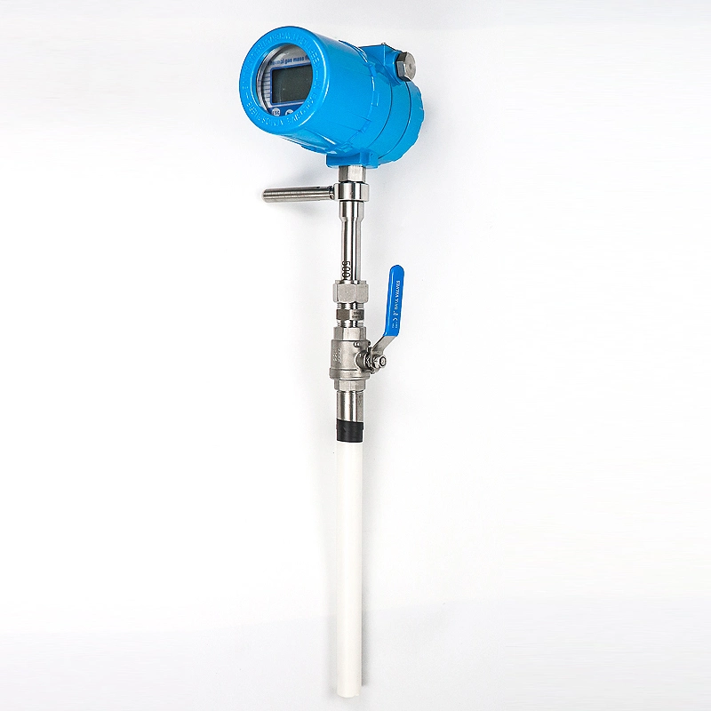 Insertion Type Stainless Steel High Accuracy Digital Vortex Flow Meter