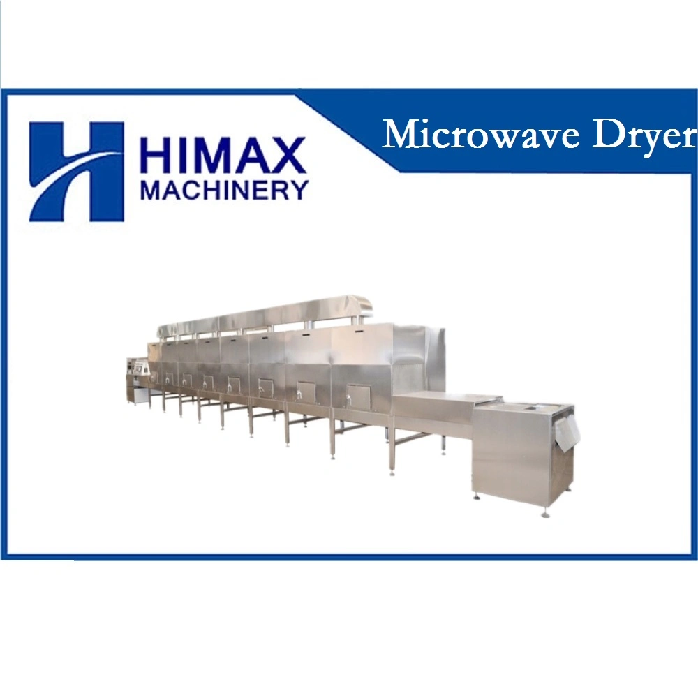 Industry Tunnel Continuous Water Cooling Microwave Dryer