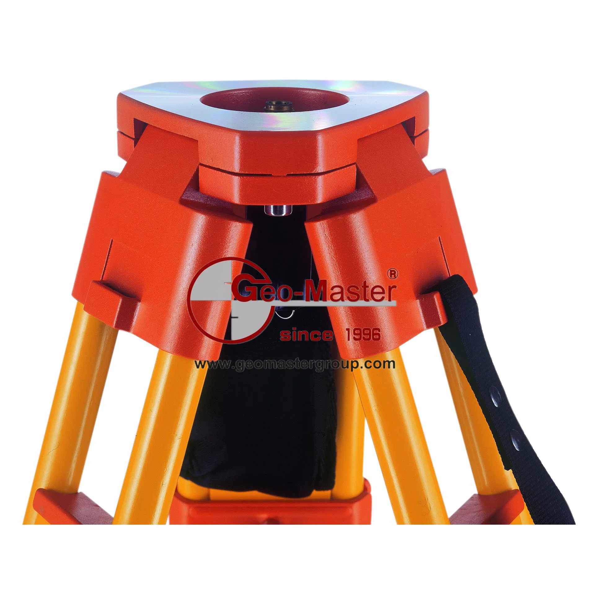 Geomaster Heavy-Duty Wooden Tripod for Surveying Instruments, Total Stations, Laser Trackers, Theodolites