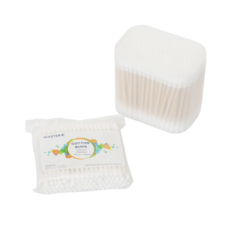 High Absorbent Disposable Plastic Stick Cotton Swab