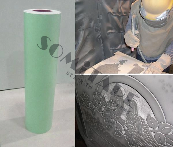 Somitape Sh3025 Great Quality Impact Force-Resistant Sandblasting Stencil for Sandblasting