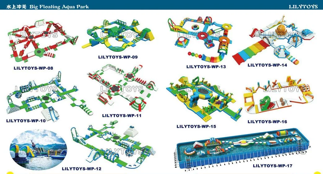 Giant Water Park Schwimmende Aqua Park Wasser Spiele