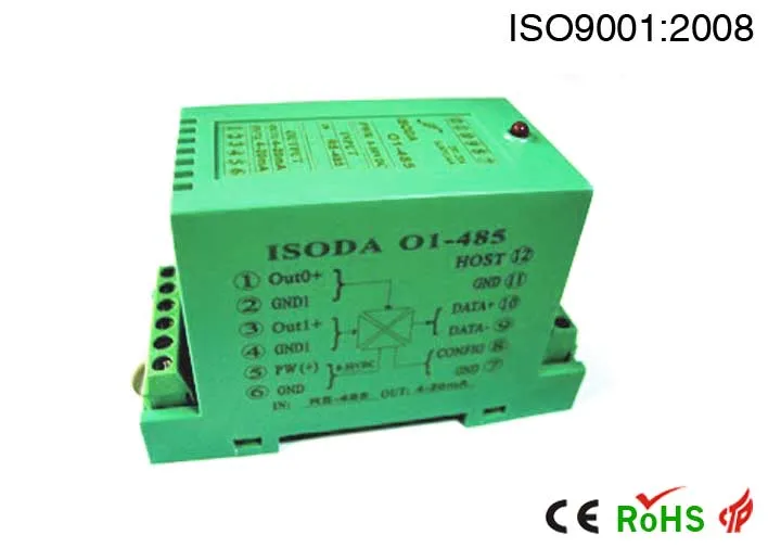 4-20mA/0-20mA/0-5V/0-10V a RS232|RS485 adquisición de datos D-a Conversor con Modbus RTU