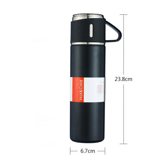 Vacuum Flask and Cups Corporate Gift Set for Business Promotion Gifts