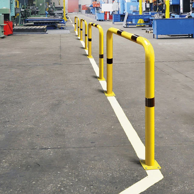 Guardian Steel Machine Guard Yellow Safety Railing