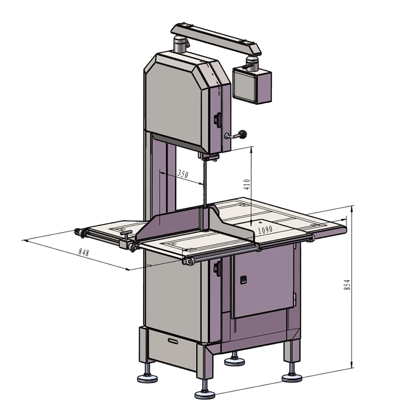 3HP Industrial Heavy Duty Elektro gefrorenen Rindfleisch Fleisch Metzger Band Bone Saw Slicer Kitchen Gewerbliche Maschine Zum Schneiden/Hacken Von Fleisch