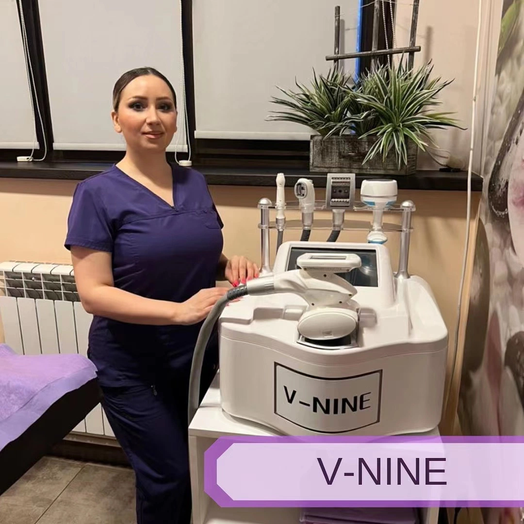 Sunrise Beauty Instrument Fat Reduction Equipment V-Nine V9 V Nine 5 In1 Ultrasonic Cavitation RF Vacuum Machine Price V Nine S Shape Cavitation Machine V9