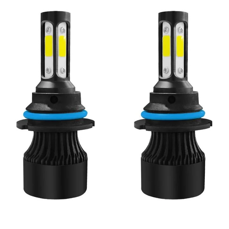 Nuevo S2 de 4 lados COB LED Bombillas faros de un coche Super brillante LED Focos Premium H1 H3 H4 H7 9005 9006 H11 Las luces LED COCHE