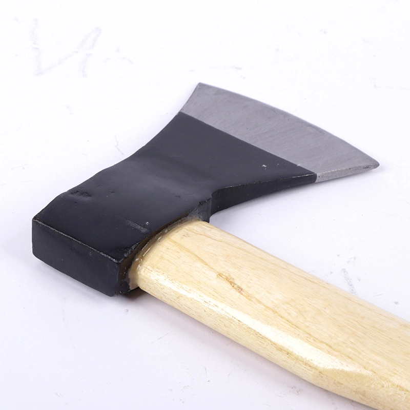 Wooden Handle Carbon Steel Ax Mountain Ax Fire Breaking Tools Ax Logging Ax Chopping Firewood Household Ax