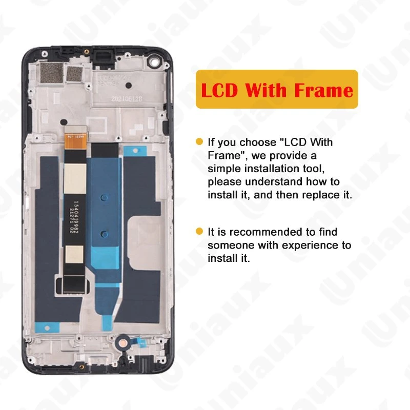 Original de 6,5" para pantalla LCD Oppo Realme 8 5g Rmx3241 Piezas de reparación del conjunto del digitalizador de la pantalla táctil para Realme 8 5g LCD