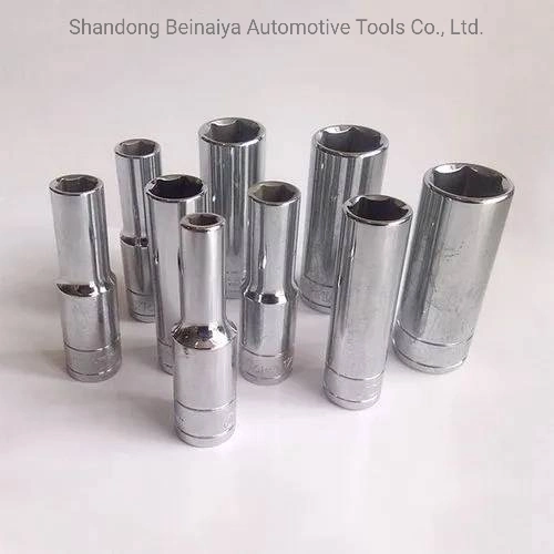 1/2''Nine-Pieces Chrome-Plated integrada en la toma de la combinación de acero de llaves y conjuntos de serie con la marca Bny Utilice la herramienta para la reparación de motocicletas (buena)